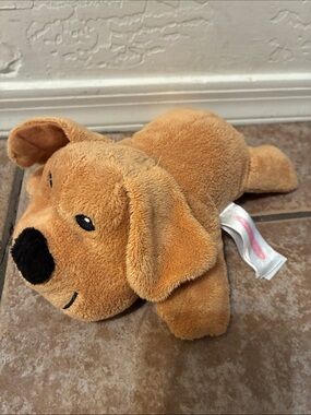 Melissa & Doug Tan Plush Puppy with Black Nose
